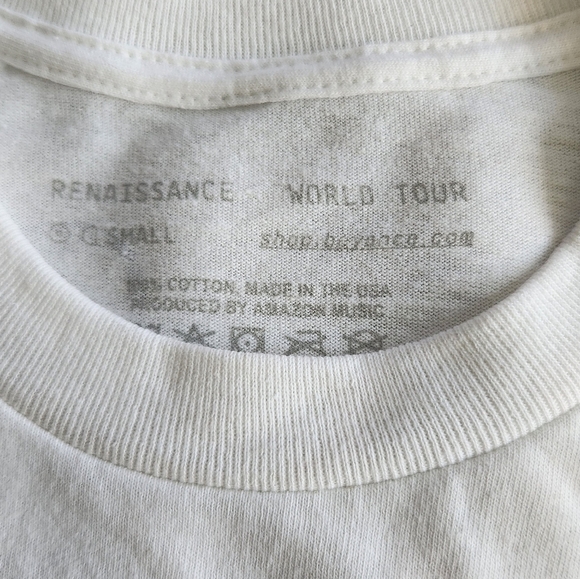 Beyonce Renaissance World Tour T Shirt Size Small - Picture 3 of 6
